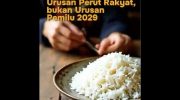 Beras Urusan Perut Rakyat