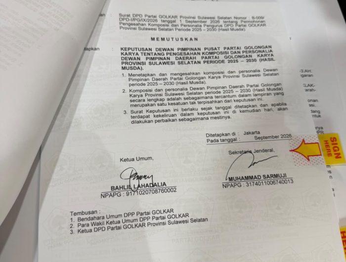 IAS Golkar Sulsel Bahlil