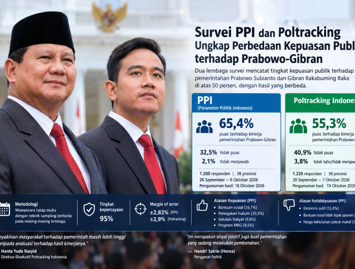Prabowo Survei PPI Poltracking
